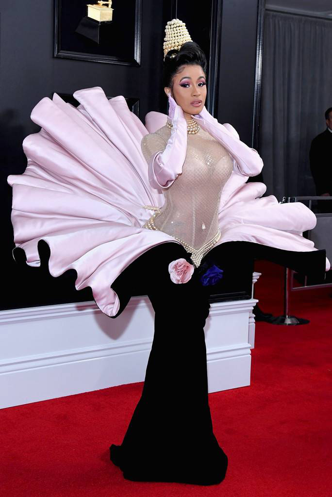 Cardi B at the 61st Grammys
