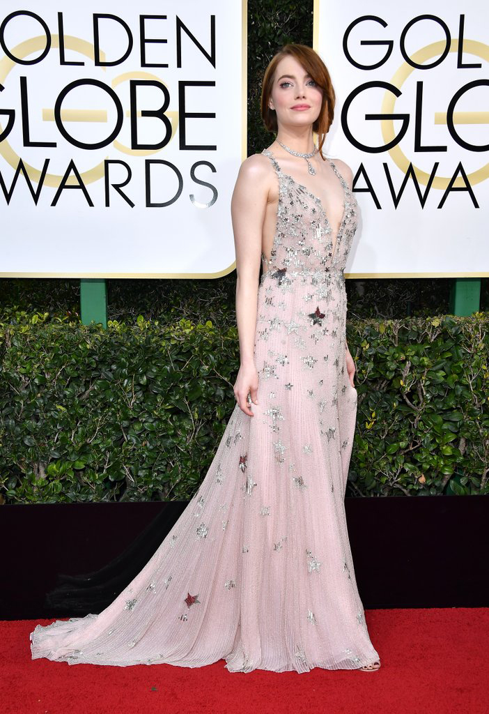 Emma Stone At the Golden Globe Awards